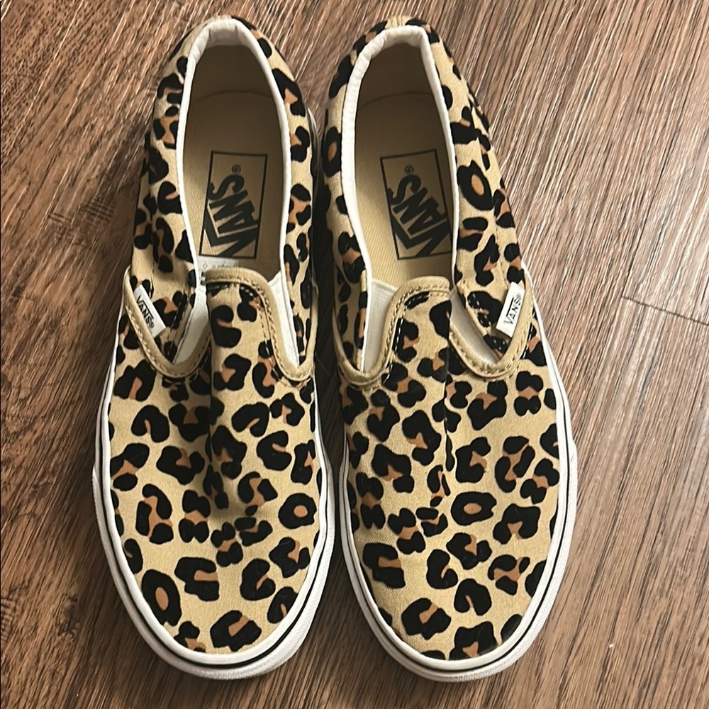 Vans Leopard Classic Slip Ons